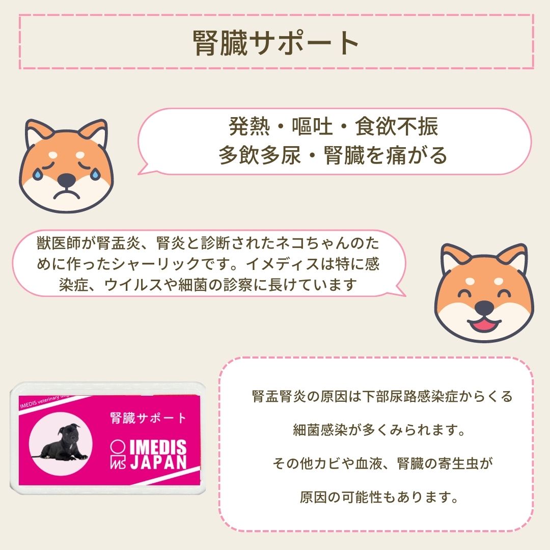 犬用腎臓に特化したサポートサプリ(シャーリック)