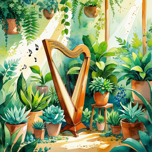 観葉植物が元気になる、グリーンのための音楽